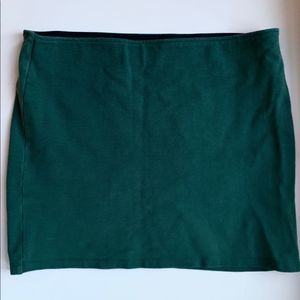 Zara Basic Green Women's Mini Skirt Size XS